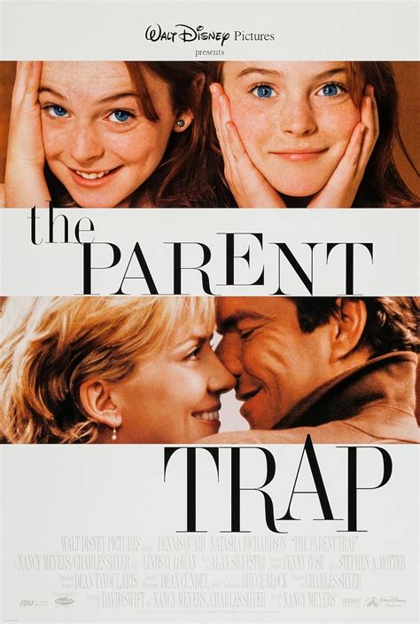Imdb parent trap - 7/10. A Delightful Family Film. DanB-4 25 August 1999. There is only one movie in history that I can name that my wife, my mother and my six-year-old daughter enjoyed equally. This is it. This is an astonishly effective and pleasant remake of a very good film. It's light, romantic, touching and downright funny. 
